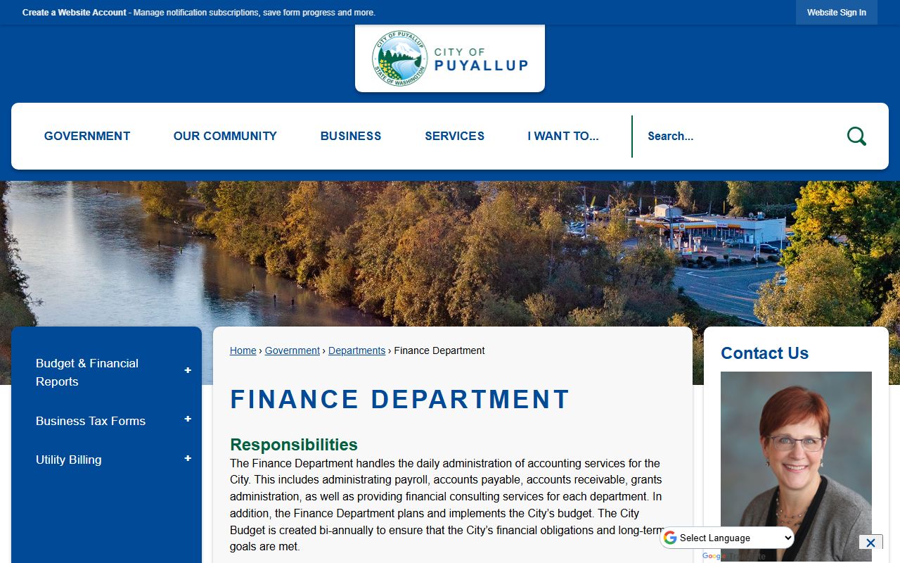 Puyallup Municipal Court page, distinct from Pierce County Superior Court felony cases